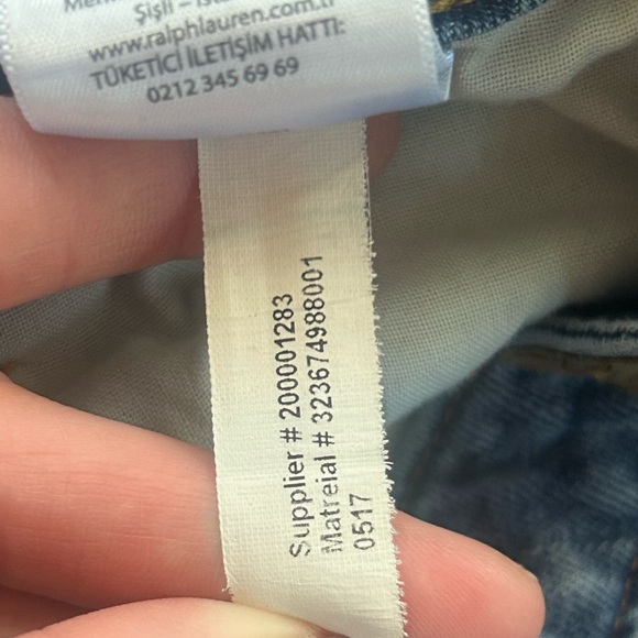 POLO RALPH LAUREN The Hampton Straight Leg Boys Blue Jeans Medium Wash Size 20 - Picture 15 of 15